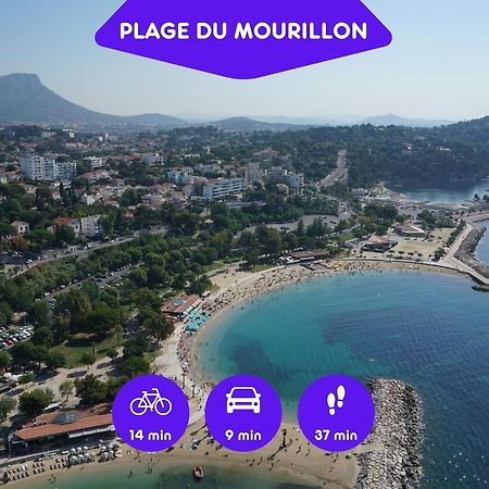 Bao Location - Ideal Pro & Groupe - Calme - Lumineux - Wifi - Terrasse - Jardin - Plage A 2Km - Proche Centre Ville, Gare, Commerces - Parking Prive Тулон Екстериор снимка